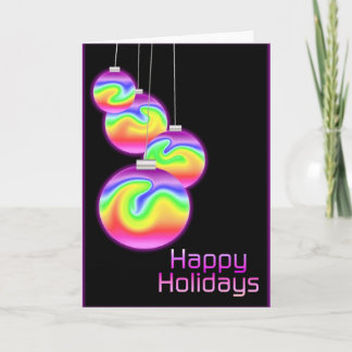 Happy Holidays Rainbow Holiday Card