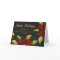 Happy Holidays Red & Gold Poinsettia Faux Foil