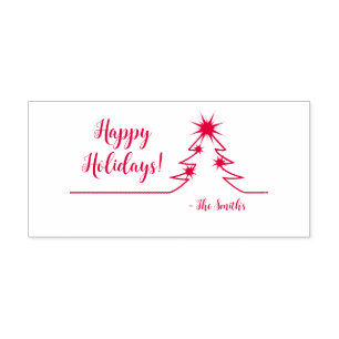 Happy Holidays  Self-inking Stamp