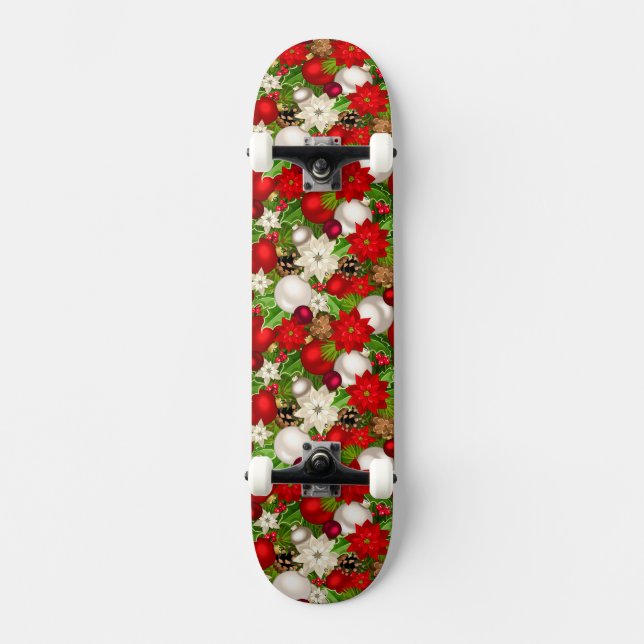 Happy Holidays Skateboard (Front)