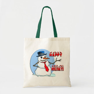 Happy Holidays Snowman Gift Bags