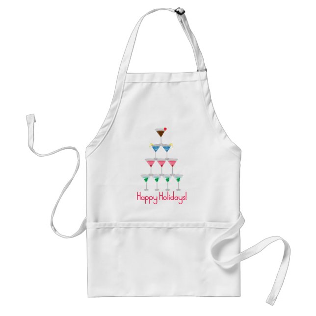 Happy Holidays Standard Apron (Front)