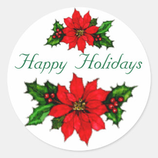 Happy Holidays STICKERS