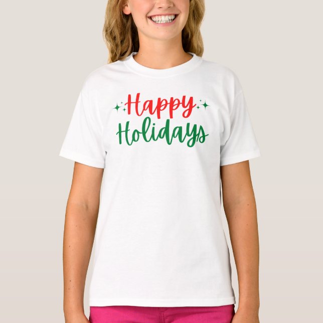 Happy Holidays T-Shirt (Front)
