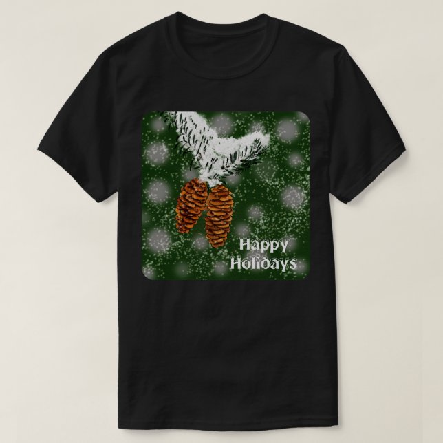 Happy Holidays T-Shirt (Design Front)