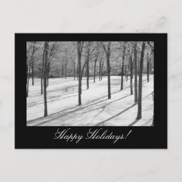 Happy Holidays template postcard