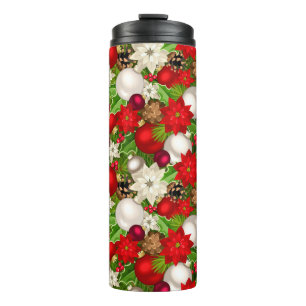 Happy Holidays Thermal Tumbler