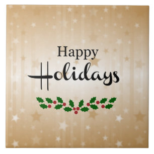 Happy Holidays  Tile