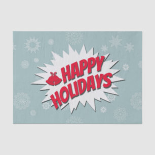 Happy Holidays Tissue Paper
