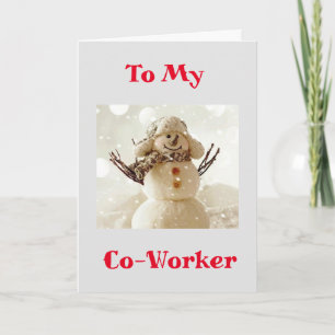 HAPPY HOLIDAYS TO **MY CO-WORKER** HOLIDAY CARD