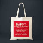 Happy Holidays Tote Bag<br><div class="desc">Happy Holidays gift perfect fotr festive season</div>