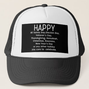 Happy Holidays Trucker Hat