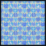Happy Holidays Ugly Hannukah Sweater Pattern Fabric<br><div class="desc">Do your own crafts with this patterned fabric. You can customise it and add text too. Check my shop for lots more colours and patterns! If you'd like something custom please let me know!</div>