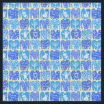 Happy Holidays Ugly Hannukah Sweater Pattern Fabric<br><div class="desc">Do your own crafts with this patterned fabric. You can customise it and add text too. Check my shop for lots more colours and patterns! If you'd like something custom please let me know!</div>