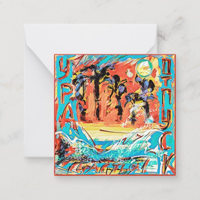 Happy Holidays / Vacation in Russian Card (Front)