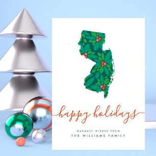 HAPPY HOLIDAYS Warm Wishes From New Jersey