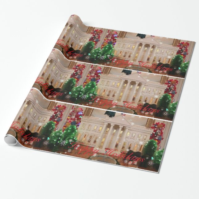 HAPPY HOLIDAYS WH2013 - Wrapping Paper (Unrolled)