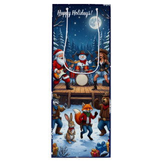 Happy Holidays! Wine Gift Bag