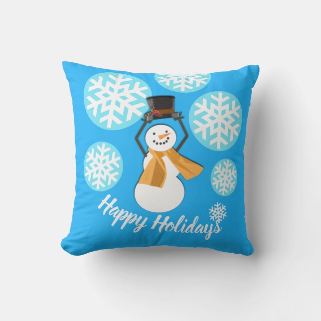 HAPPY HOLIDAYS | Winter Friends2 | Cushion (Front)