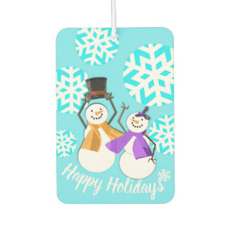 HAPPY HOLIDAYS : Winter Friends Car Air Freshener