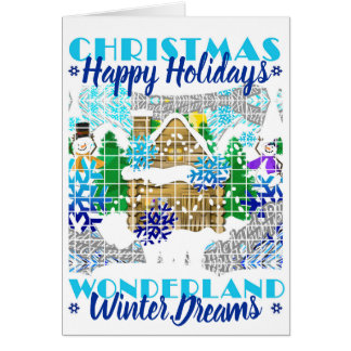 HAPPY HOLIDAYS | WINTER WONDERLAND DREAMS | Card