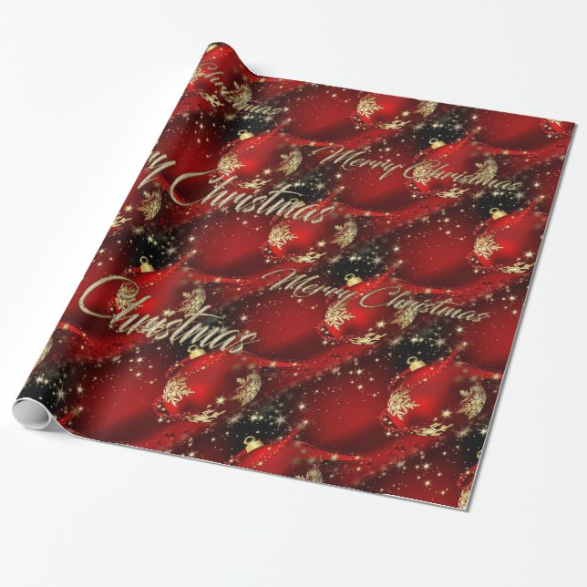 Happy Holidays Wrapping Paper (Unrolled)