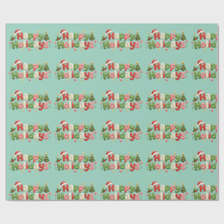 Happy Holidays Wrapping paper