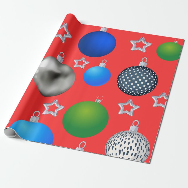 happy holidays wrapping paper (Unrolled)