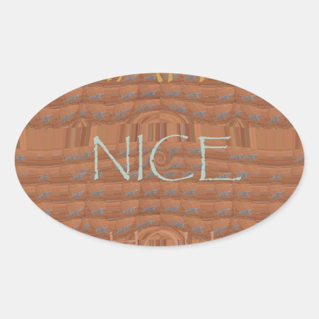 Happy Holidays Zebra Art Print Oval Sticker (Front)