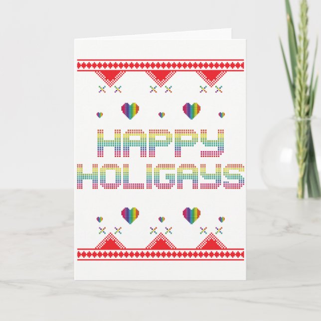 Happy Holigays Christmas Card (Front)