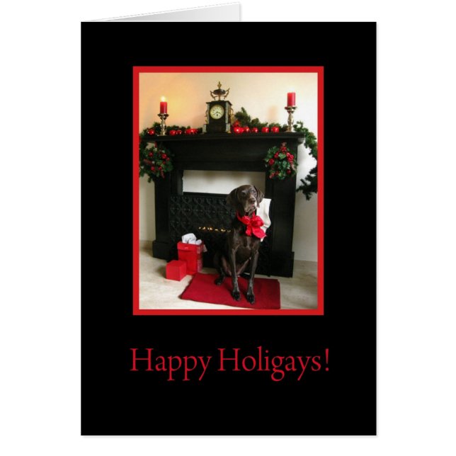Happy Holigays LGBT Christmas Card (Front)