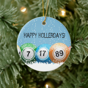Happy Hollerdays Ornament