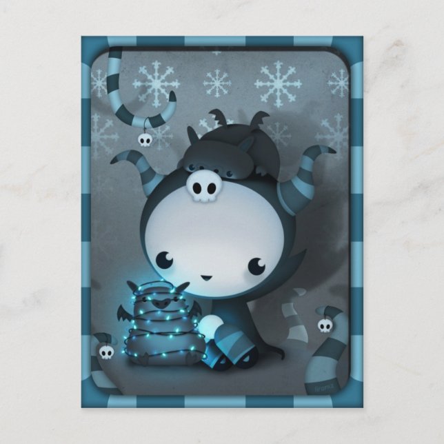 Happy Hollidays Malefica Postcard (Front)