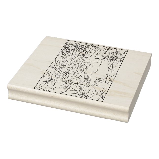 Happy Hollow Goat Rubber Stamp (Stamp)