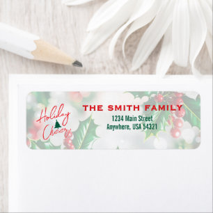 Happy Holly Dayz Custom Address Labels