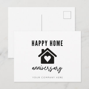 Happy Home Anniversary  Postcard