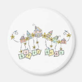 Happy Home Doodles Magnet