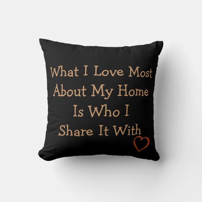 Happy Home Pillow (Front)