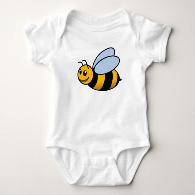 Happy Honey Bee Baby Tee (Front)
