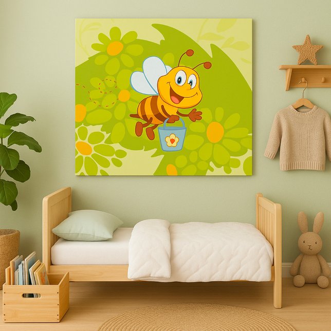 Happy Honey Bee Poster (Creator Uploaded)