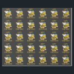 Happy Honeykkah Honey Bee Hanukkah Jewish  Wrapping Paper<br><div class="desc">bee Hanukkah pun,  honey bee humour,  Hanukkah 2025,  cute Jewish theme,  menorah and honey,  happy Hanukkah play on words,  Jewish holiday 2025,  festive pun</div>