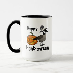 Happy Honk-oween Funny Canada Goose Halloween Mug