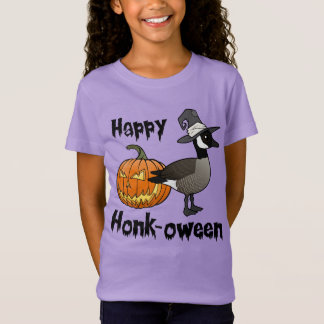 Happy Honk-oween Funny Canada Goose Halloween T-Shirt