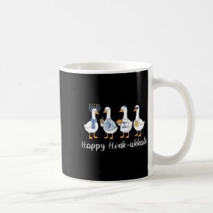 Happy Honk-ukkah Hanukkah Silly Goose Women Men Ki Coffee Mug