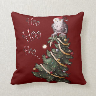 Happy Hoolidays Throw Pillow