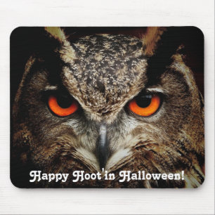 Happy Hoot'in Owl Mouse Mat