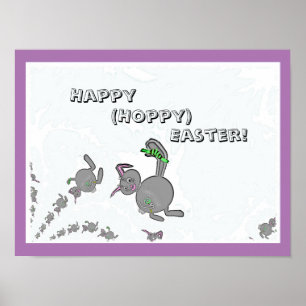 Happy (Hoppy) Easter Poster