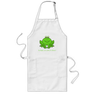 Happy Hoppy Frog Apron