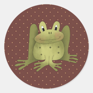 Happy Hoppy Frog Fun Stickers Seals