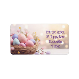 Happy Hoppy Mail:Easter Greetings Egg-stra Special Label